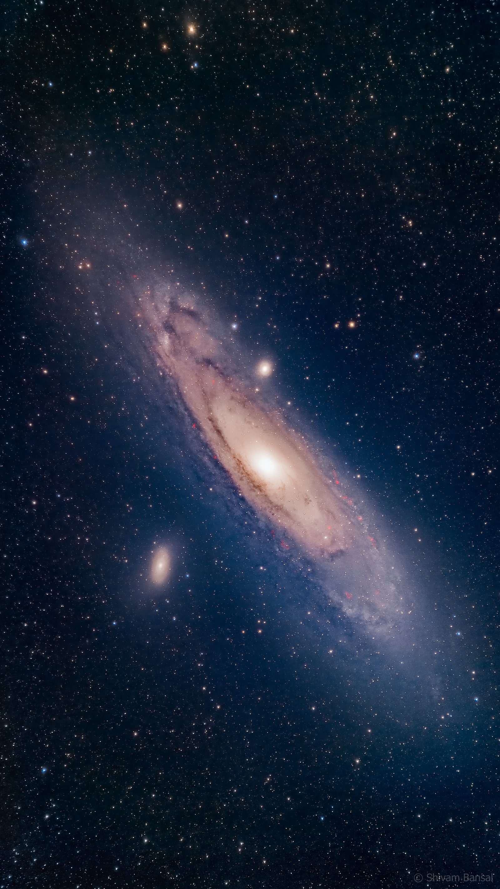 The Andromeda Galaxy (M31), captured under darker Bortle 4 skies.