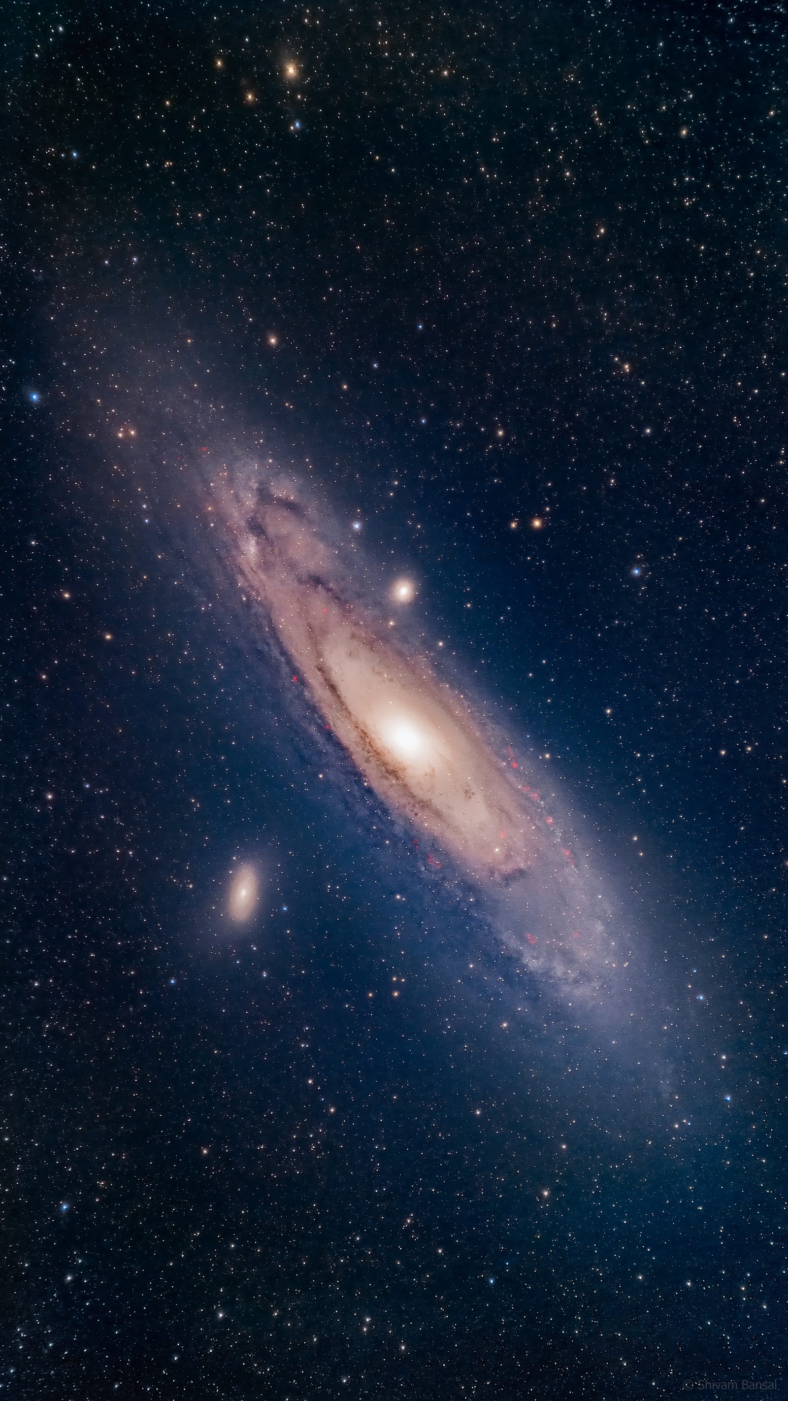 Another edit of the Andromeda Galaxy (M31), captured under Bortle 4 skies.