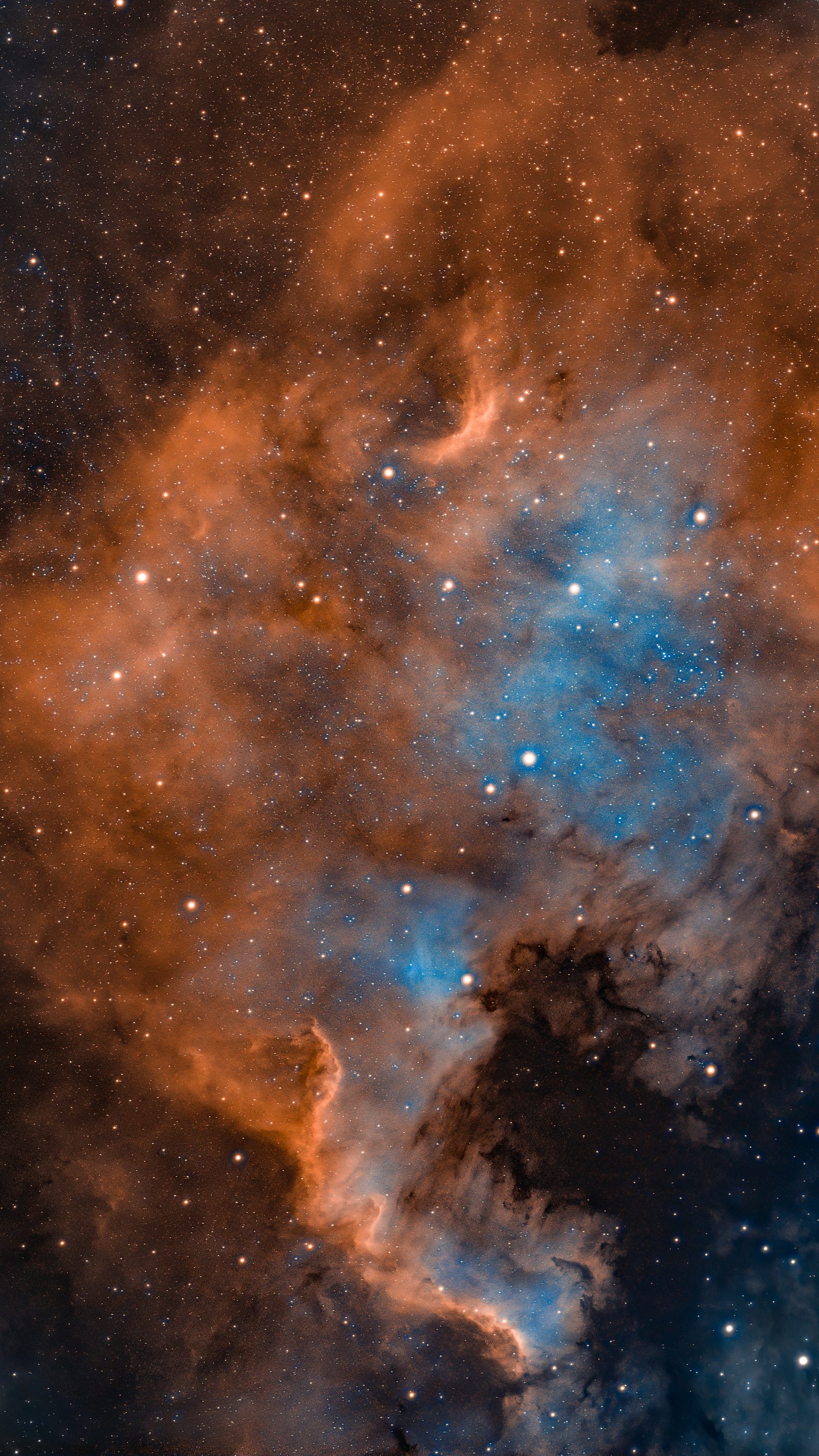 NGC 7000, the North America Nebula, captured in October 2020.